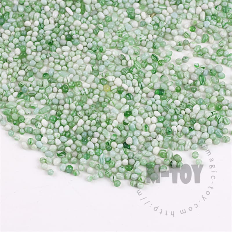 Green Porcelain Glass Beads 0103CD-PO601