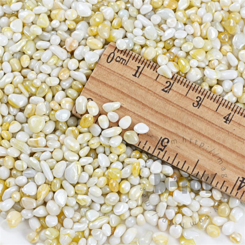 Yellow Porcelain Glass Beads 0103CD-PO902-L