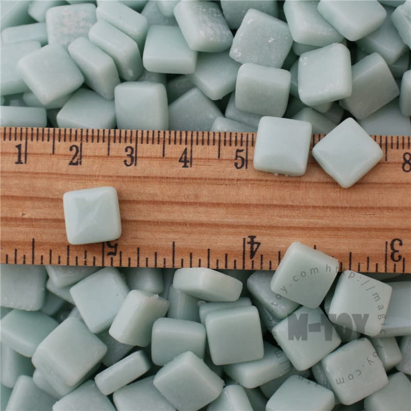 Turquoise Mini Square Glass Mosaic 10SS52