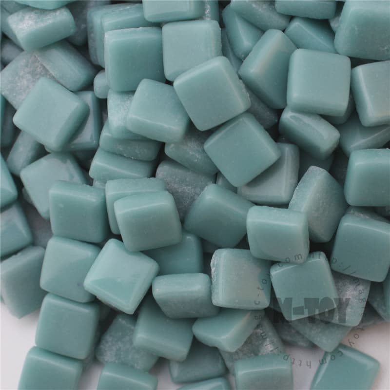 Turquoise Mini Square Glass Mosaic 10SS53
