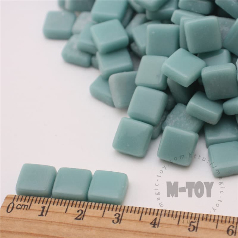 Turquoise Mini Square Glass Mosaic 10SS53