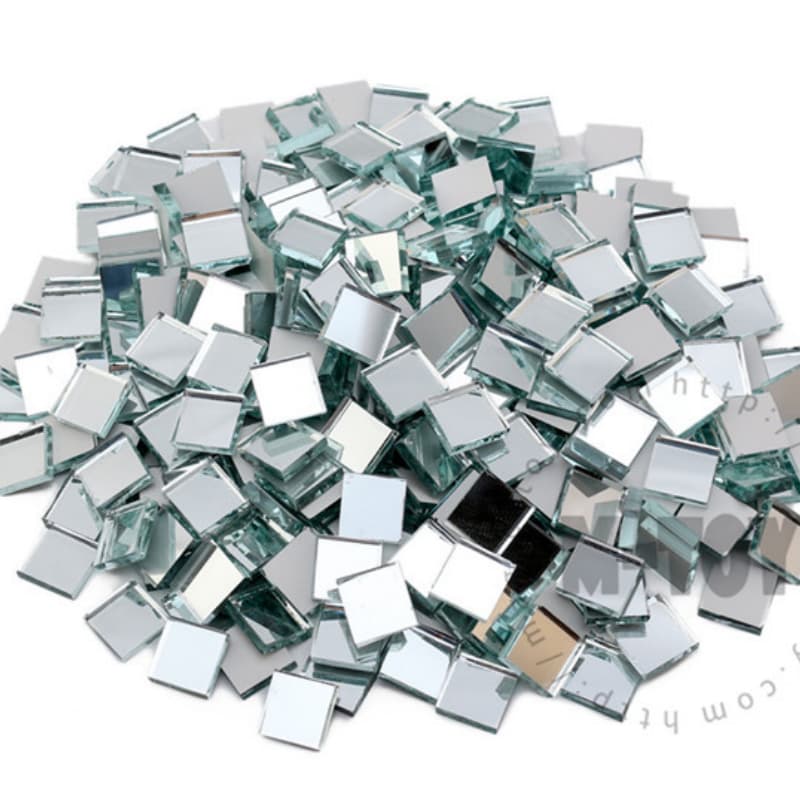 Silver Square Mirror 15MSS01