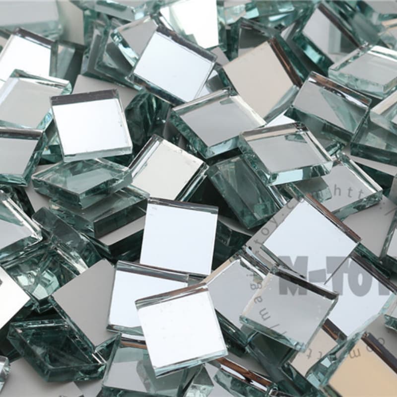 Silver Square Mirror 15MSS01