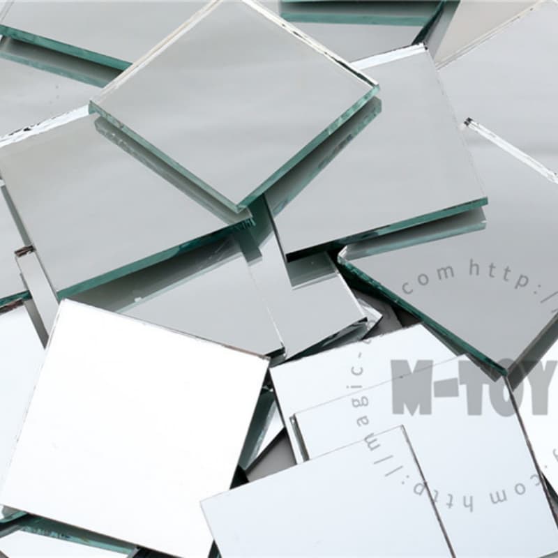 Silver Square Mirror 48MSS01