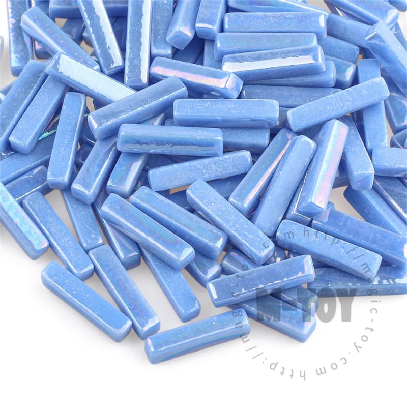 Iridescent Blue Stick Glass Mosaic 525SBI03