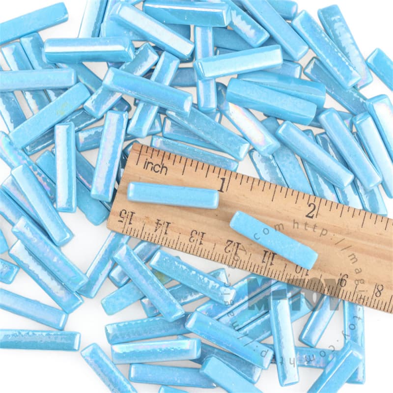 Iridescent Blue Stick Glass Mosaic 525SBI08