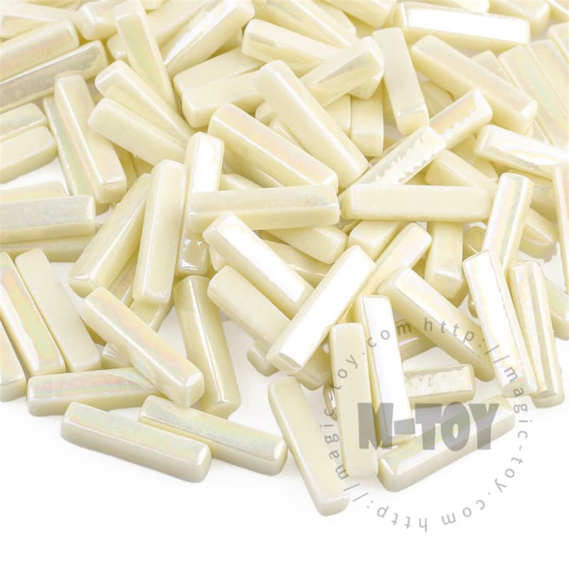 Iridescent Beige Stick Glass Mosaic 525SBI30