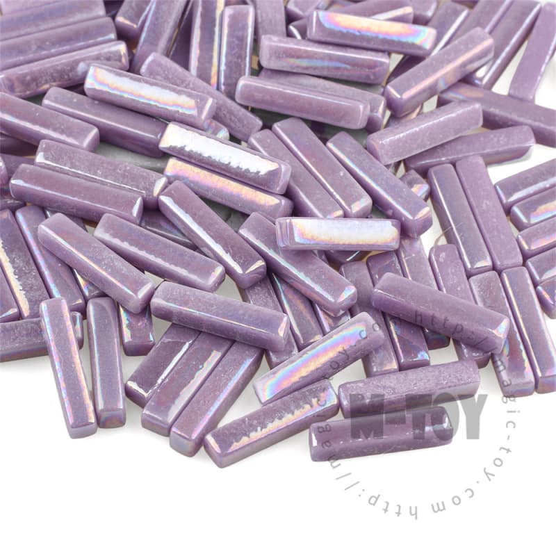 Iridescent Purple Stick Glass Mosaic 525SBI62