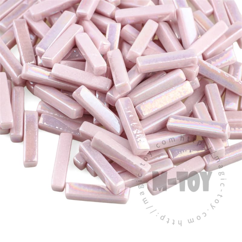 Iridescent Pink Stick Glass Mosaic 525SBI68