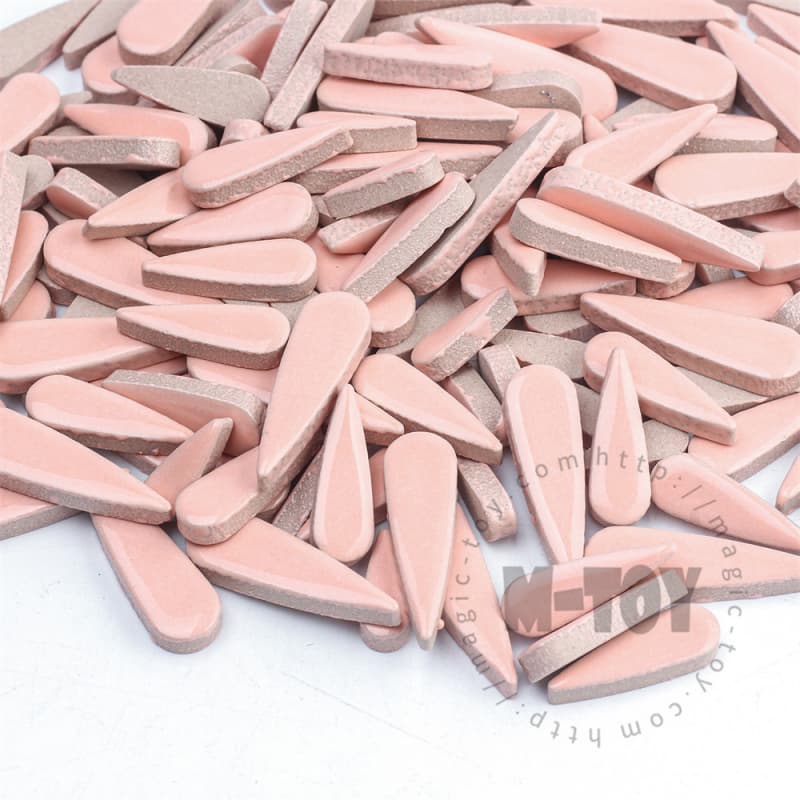 Pink Teardrop Shape Ceramic Mosaic CSDG402-5