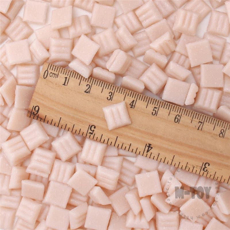 Pink Square Vitreous Hot-melting Glass Mosaic 10ASM401