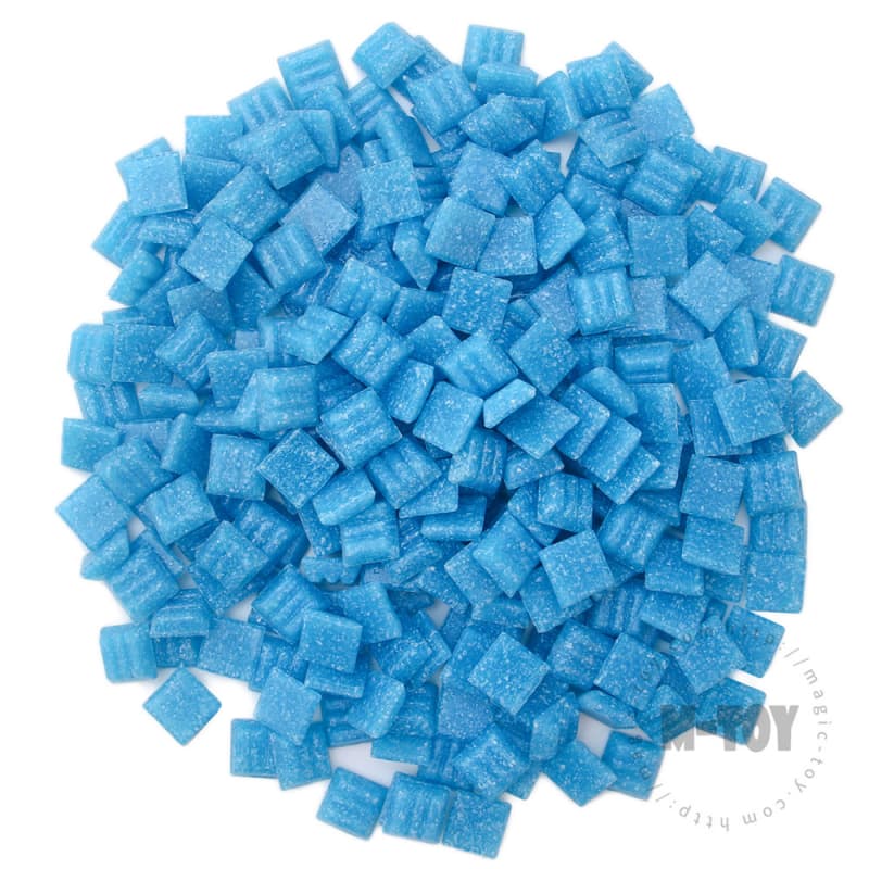 Blue Square Vitreous Hot-melting Glass Mosaic 10ASM705