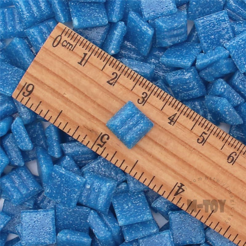 Blue Square Vitreous Hot-melting Glass Mosaic 10ASM706