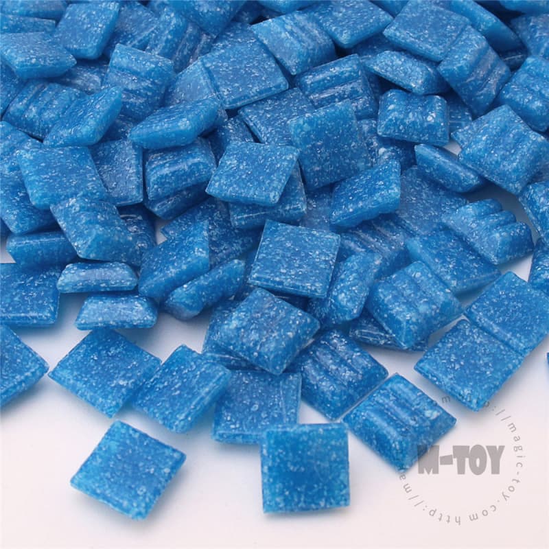 Blue Square Vitreous Hot-melting Glass Mosaic 10ASM706