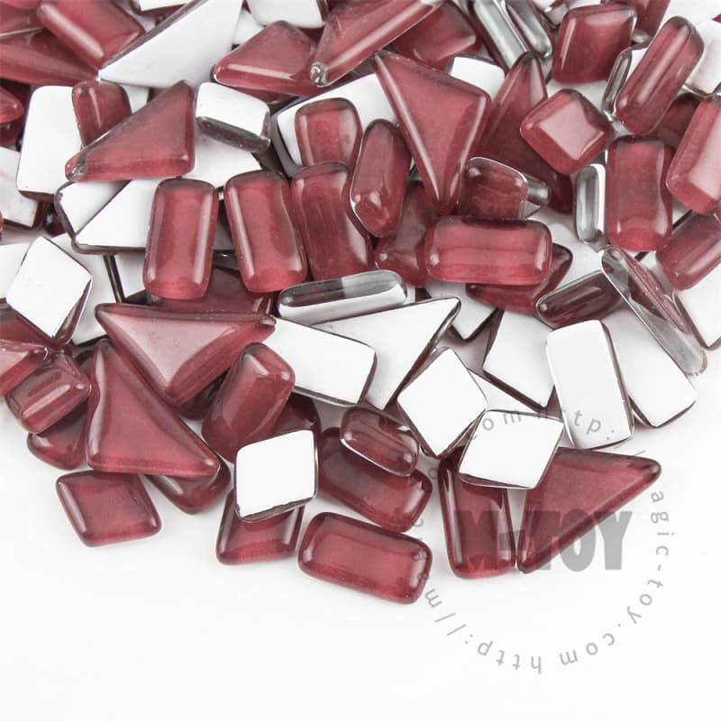 Purple Irregular Crystal Glass Mosaic IR-CC505
