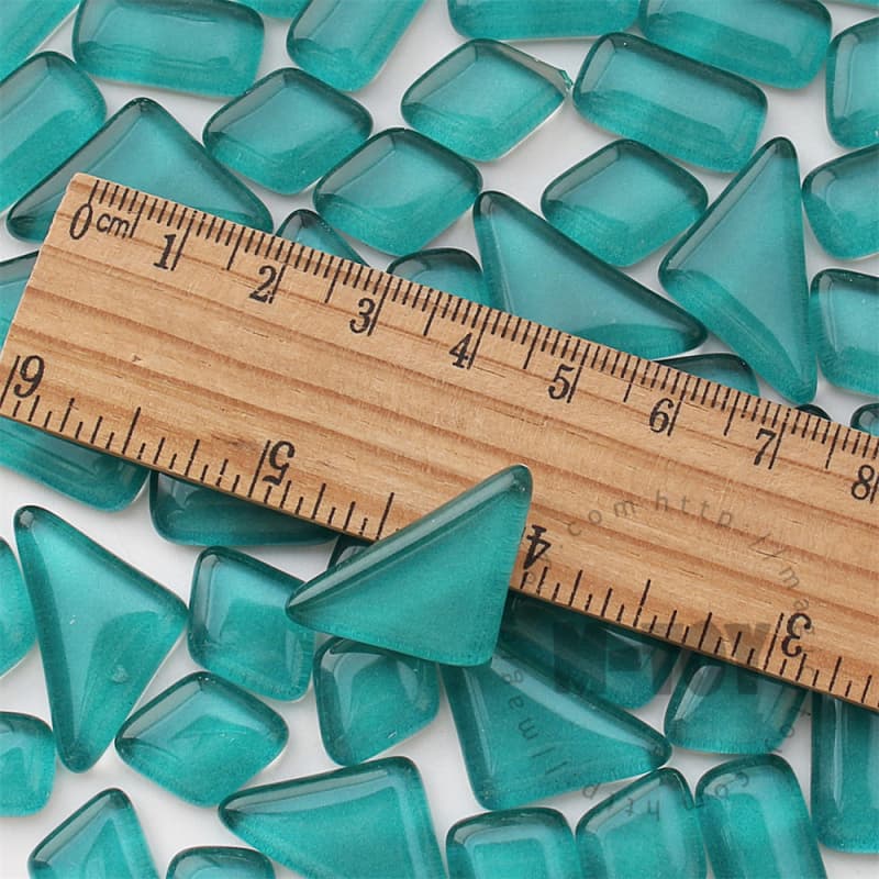 Turquoise Irregular Crystal Glass Mosaic IR-CC622