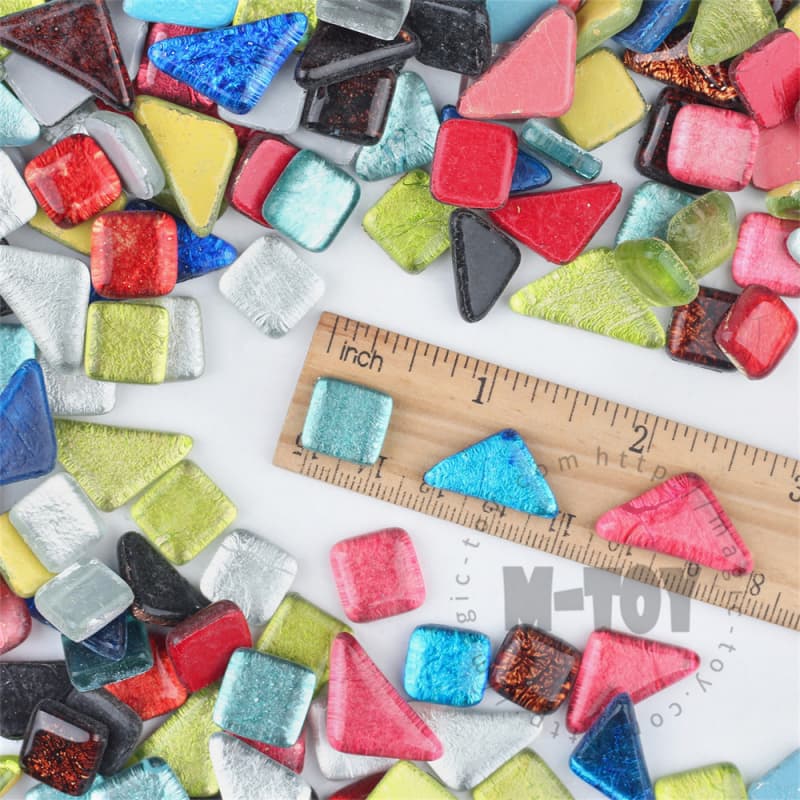 Assorted Irregular Crystal Glass Mosaic IR-LGW9001