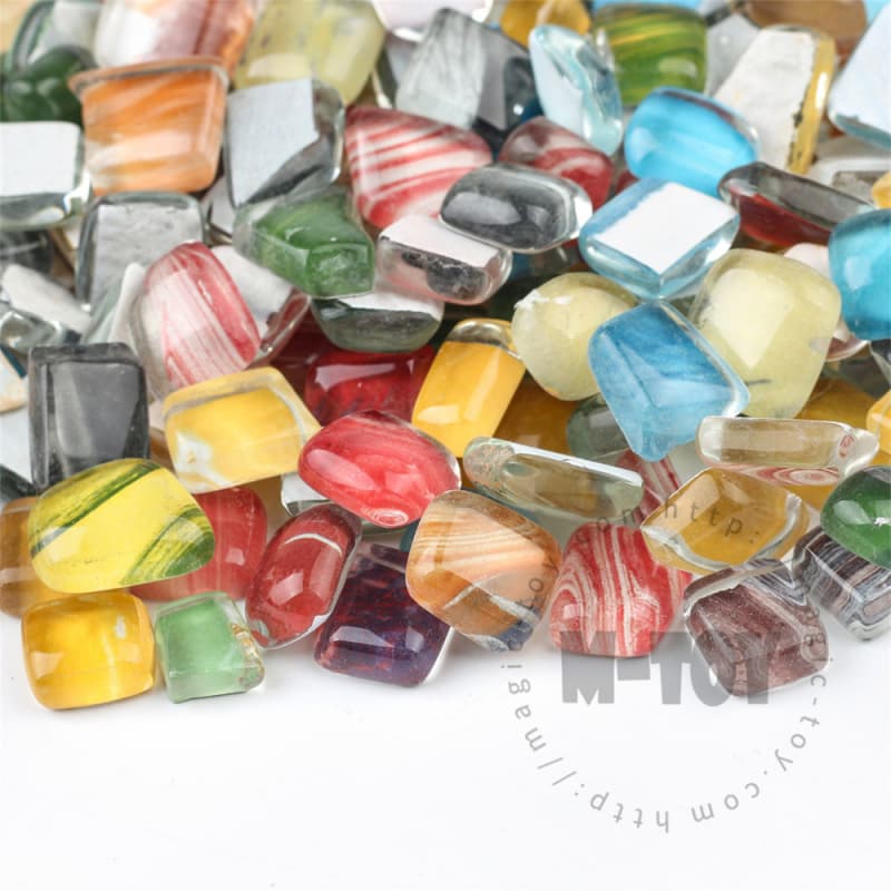 Assorted Irregular Crystal Glass Mosaic IR-LGW9002
