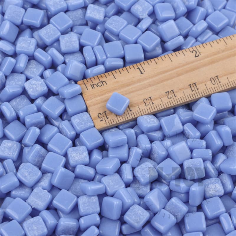 Blue Mini Square Glass Mosaic 8SS03