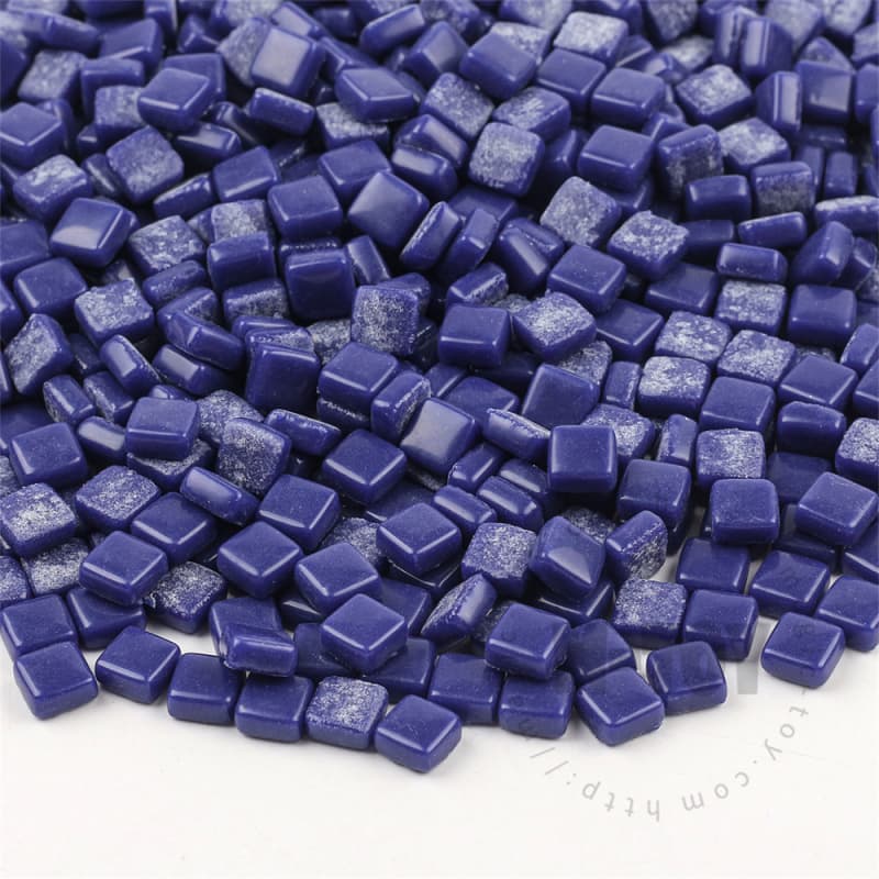 Cobalt Blue Mini Square Glass Mosaic 8SS05