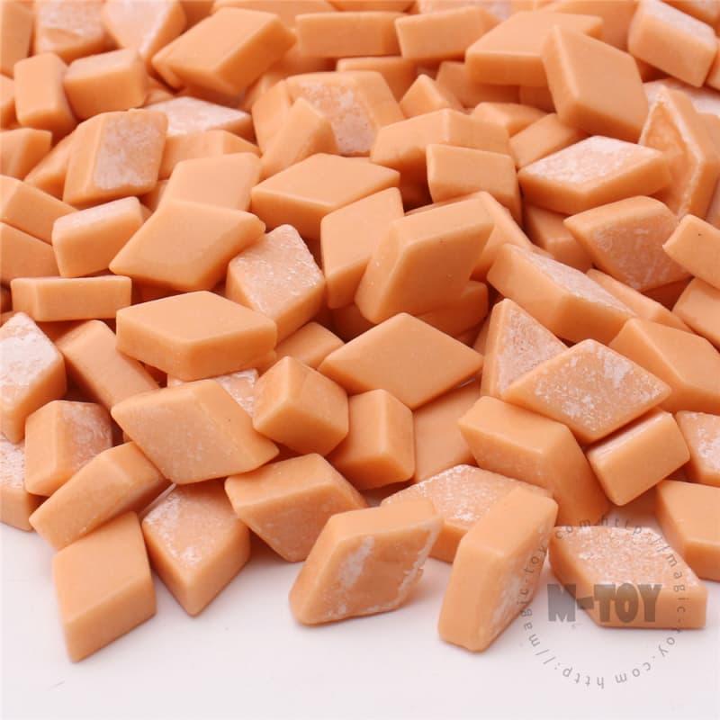 Light Orange Diamond Glass Mosaic SLG12