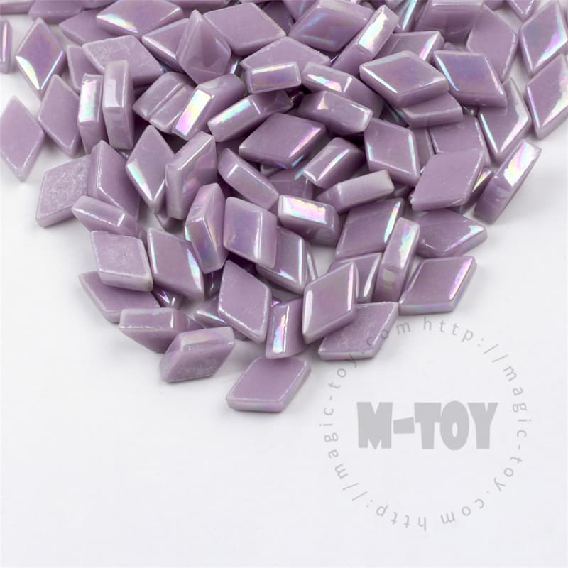 Iridescent Purple Diamond Glass Mosaic SLL62