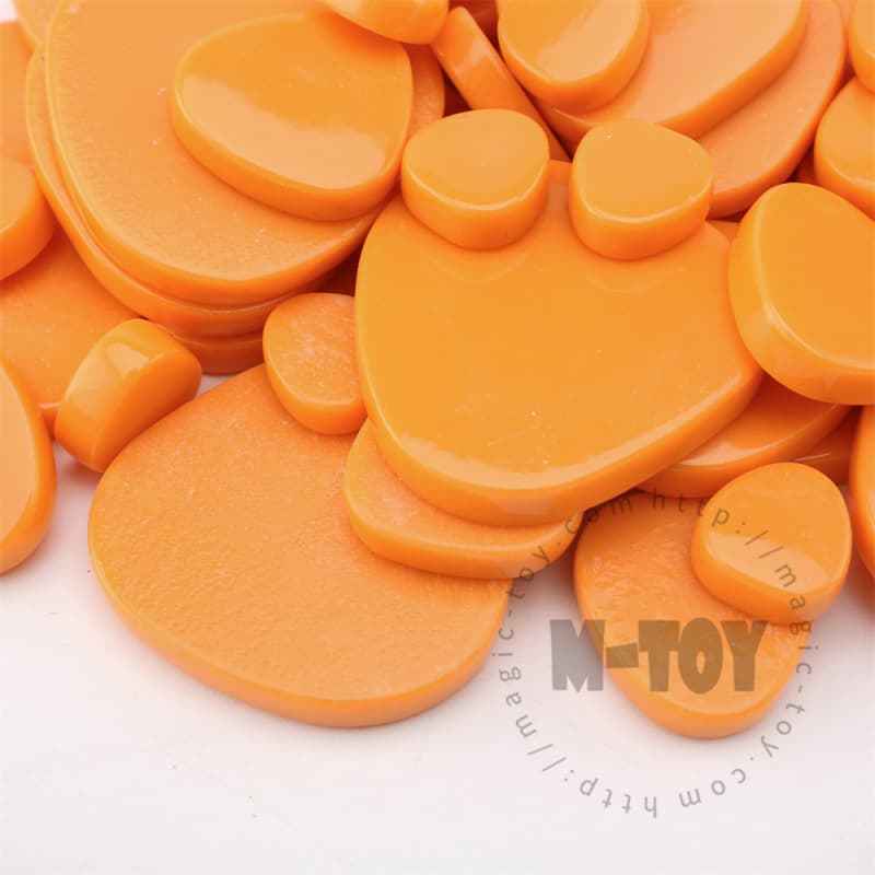 Orange Pebbles Glass Mosaic PE-SS18