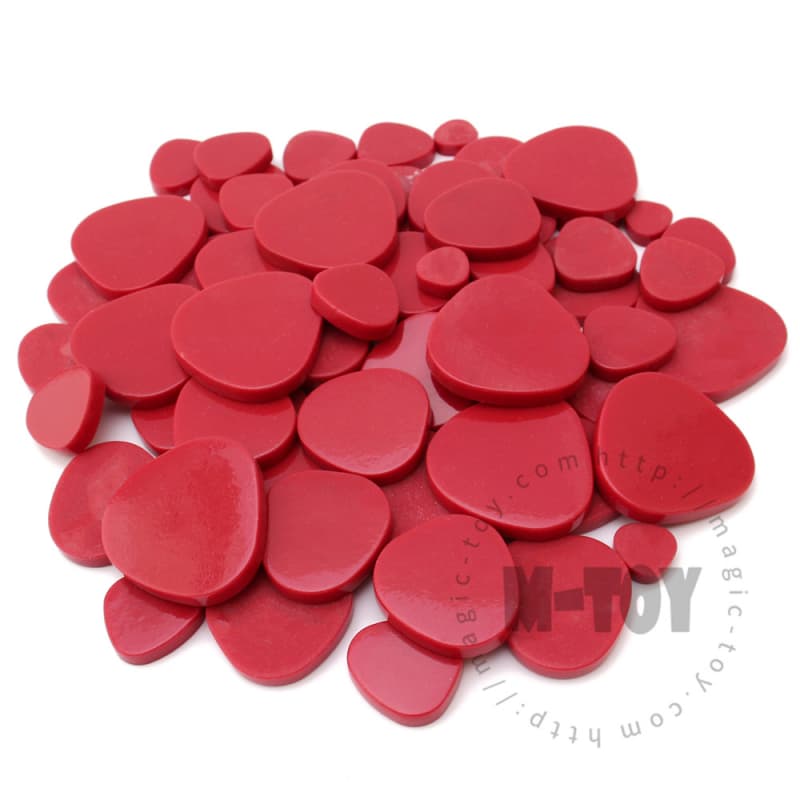Red Pebbles Glass Mosaic PE-SS16