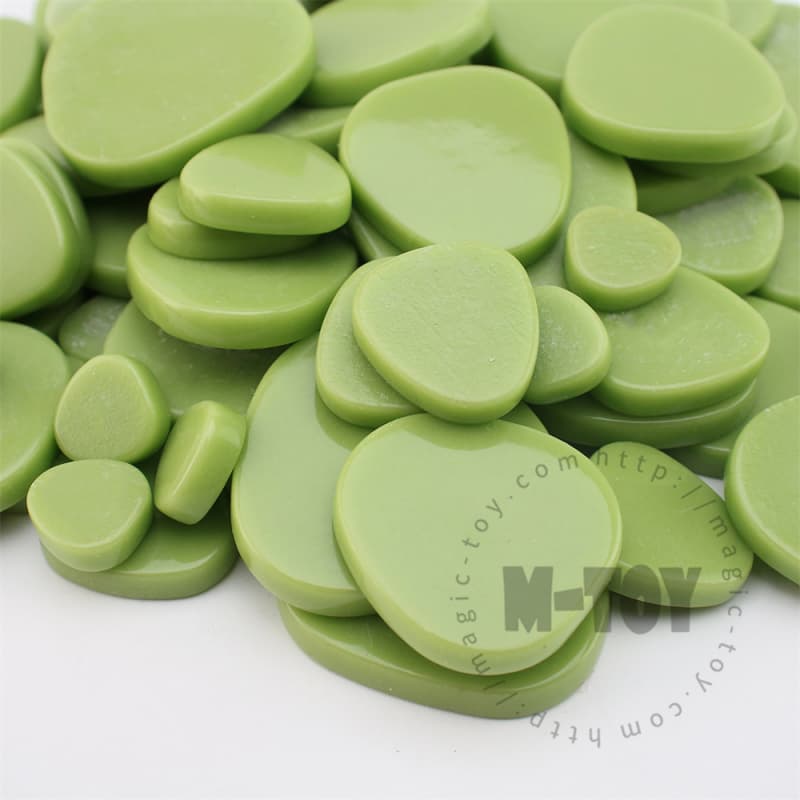 Green Pebbles Glass Mosaic PE-SS47