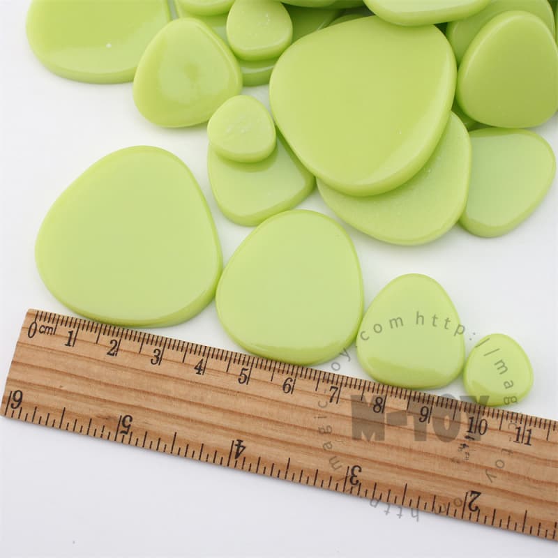 Green Pebbles Glass Mosaic PE-SS48