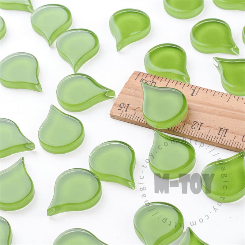 Light Green Raindrop Mandala Glass Mosaic 1824TD-CC604