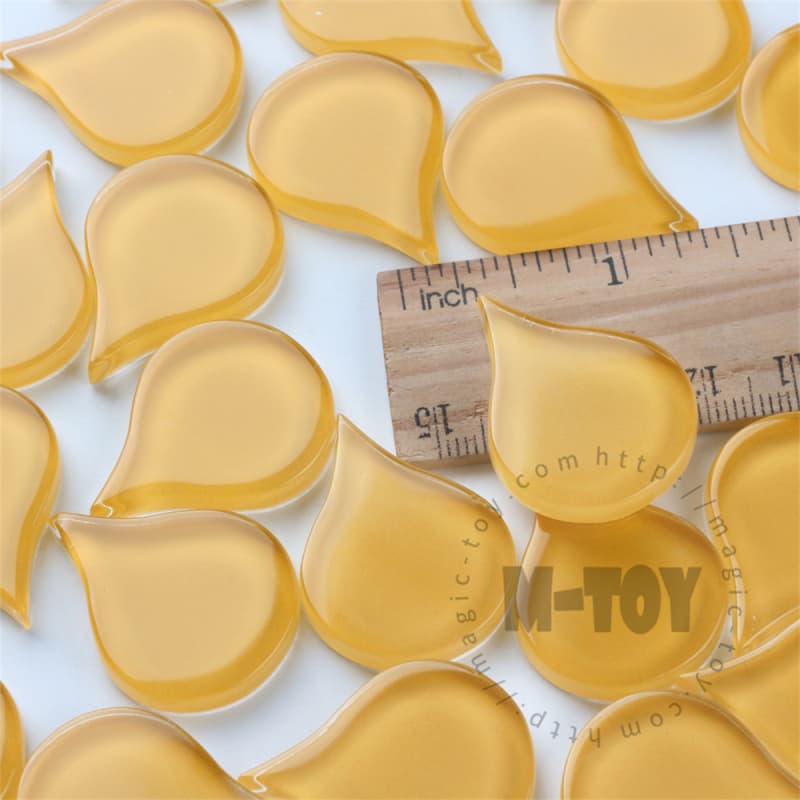 Yellow Raindrop Mandala Glass Mosaic 2432TD-CC946