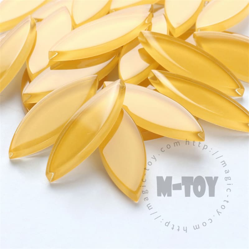 Yellow Leaf-shaped Mandala Glass Mosaic 1442TY-CC946