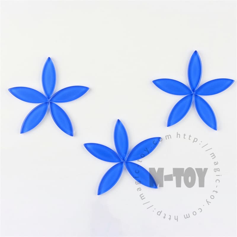 Blue Leaf-shaped Mandala Glass Mosaic 1442TY-CC715