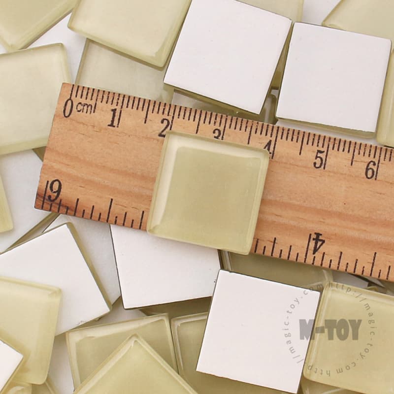 Beige Square Crystal Glass Mosaic 20-CC301