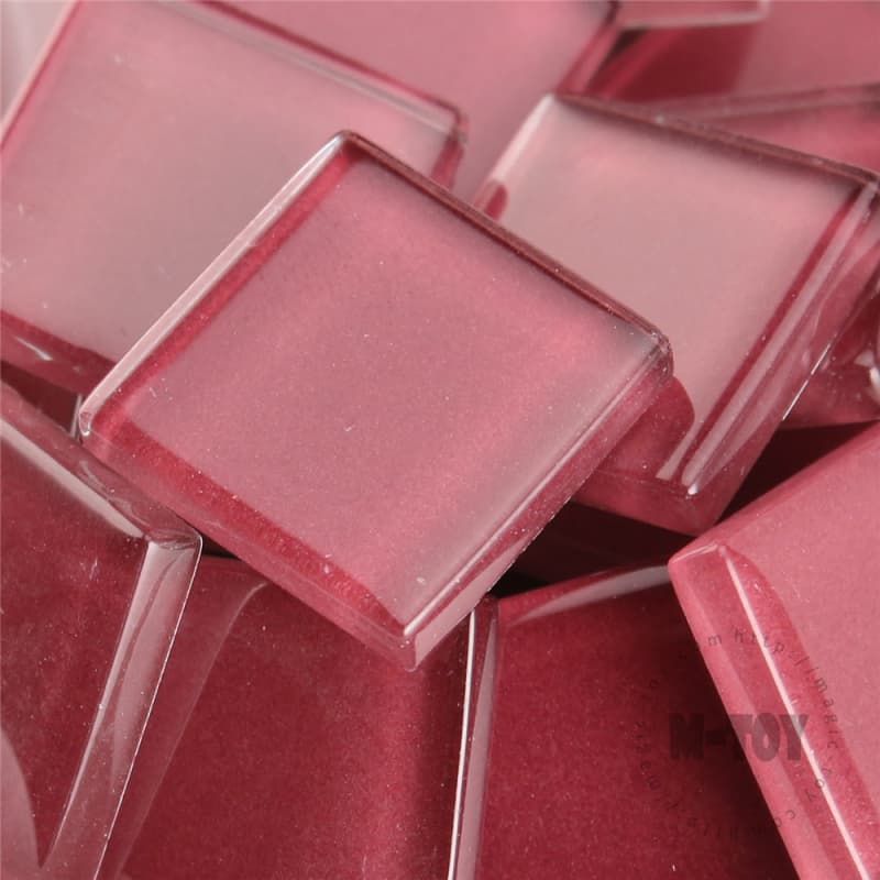 Purple Square Crystal Glass Mosaic 20-CC505