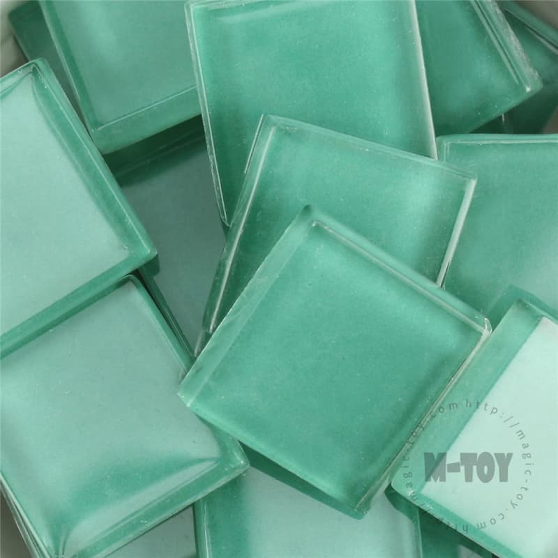 Turquoise Square Crystal Glass Mosaic 20-CC613