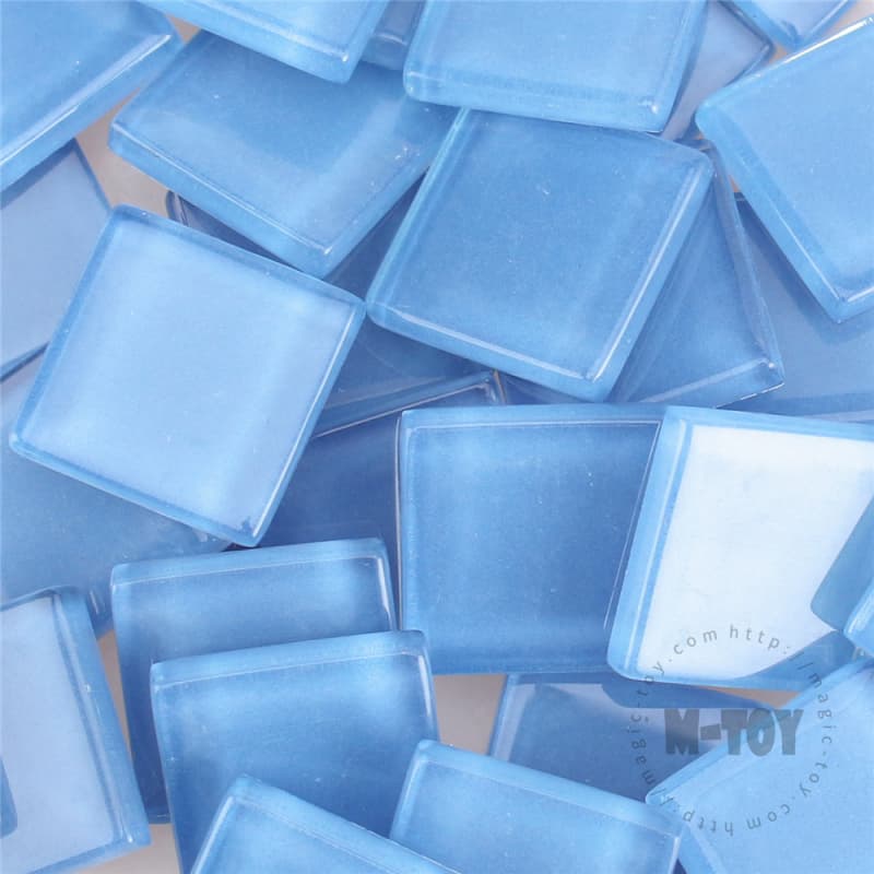 Blue Square Crystal Glass Mosaic 20-CC722