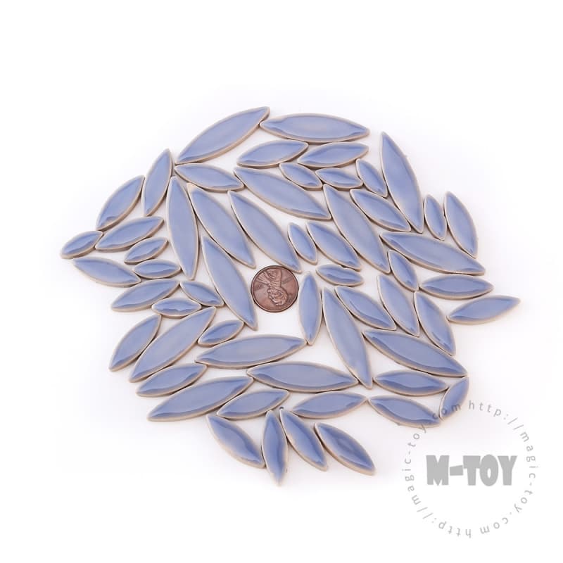 Blue Petal Shape Ceramic Mosaic CYG20