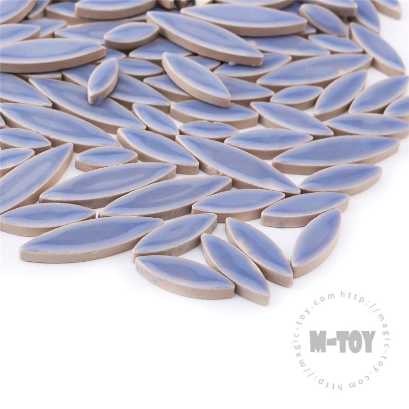 Blue Petal Shape Ceramic Mosaic CYG20