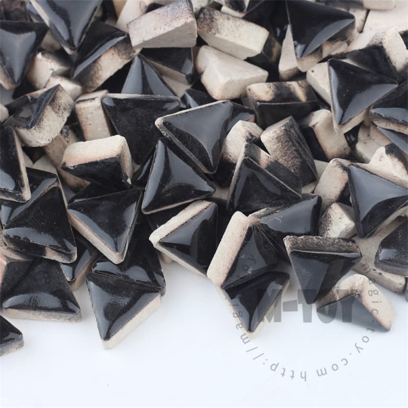Black Triangle Shape Ceramic Mosaic 15CJG801