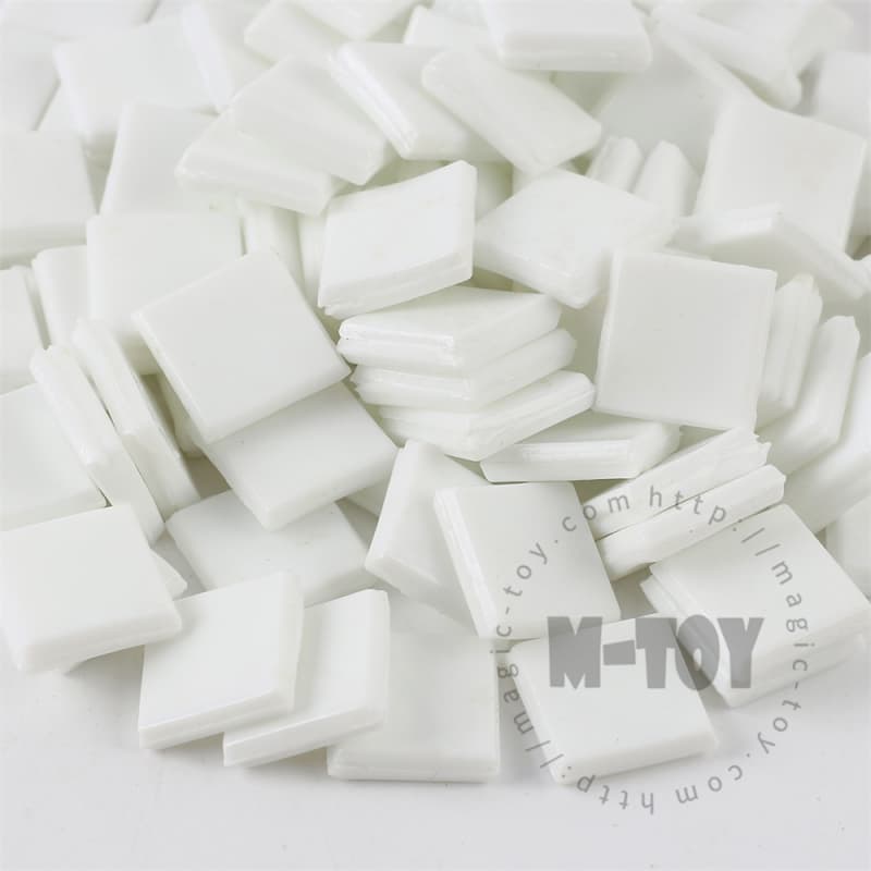 White Square Ice Jade Hot-melting Glass Mosaic WSG102