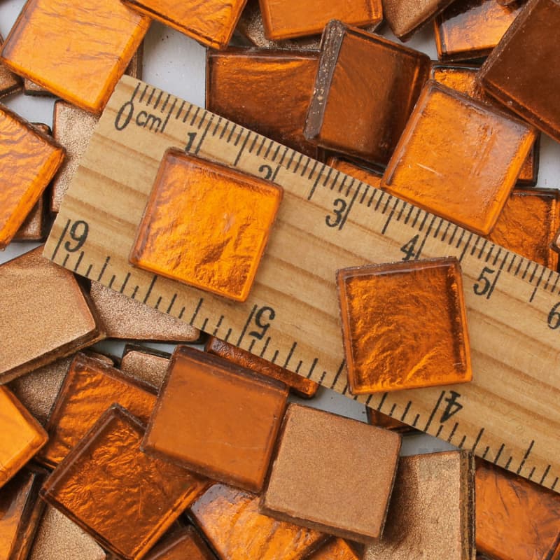 Brown Square Ice Jade Hot-melting Glass Mosaic WSH310
