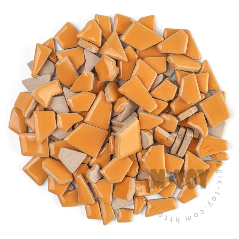 Orange Irregular Ceramic Mosaic IR-H101