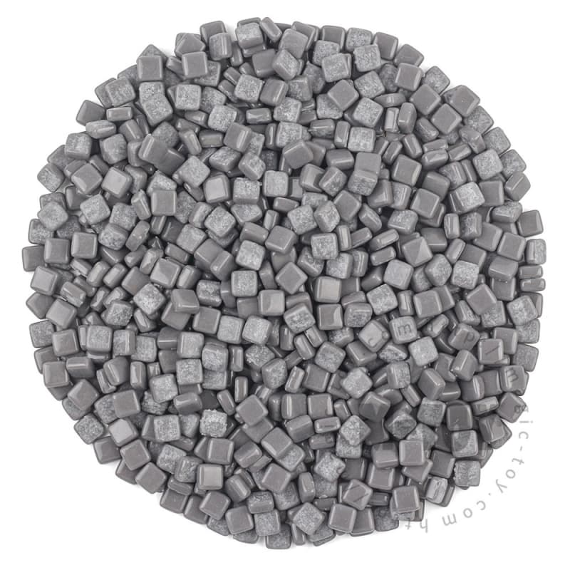 Grey Mini Square Glass Mosaic 8SS58
