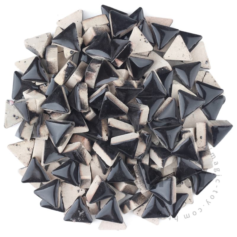 Black Triangle Shape Ceramic Mosaic 15CJG801