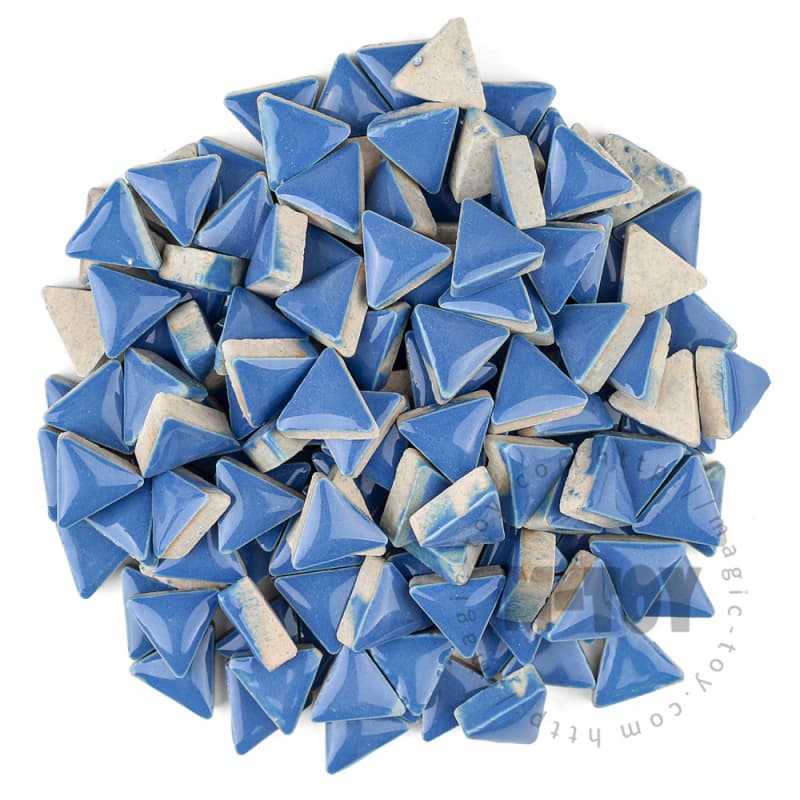 Blue Triangle Shape Ceramic Mosaic 15CJG704