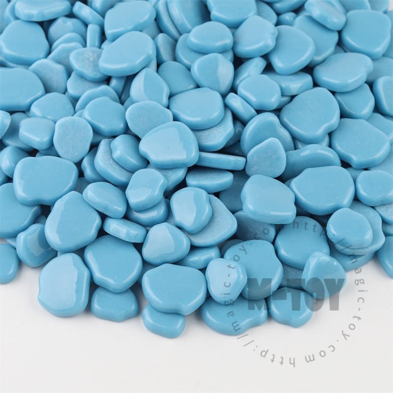 Blue Blossom Petals Glass Mosaic SMAG08