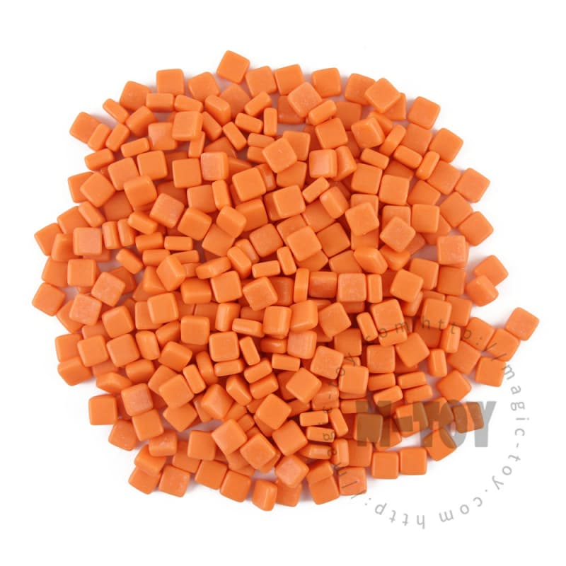 Orange Mini Square Glass Mosaic 8SS18
