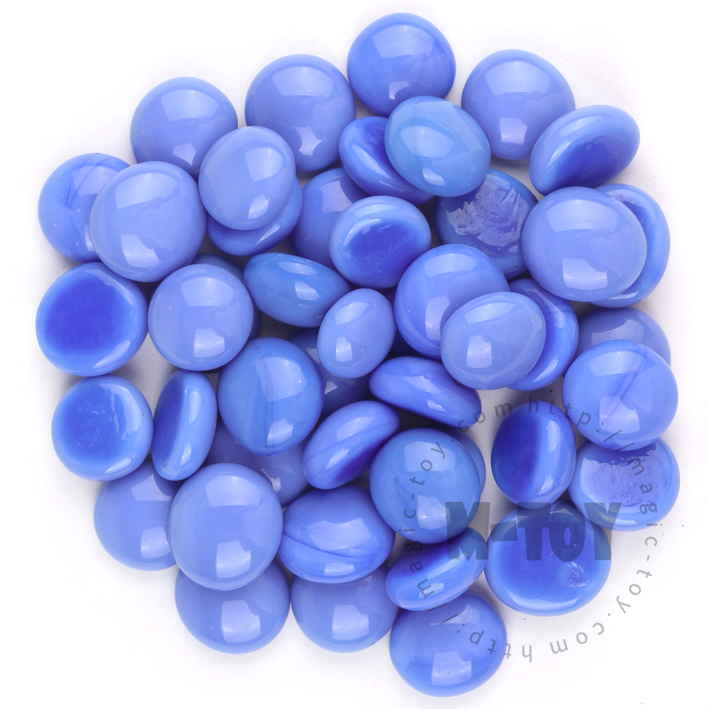 Blue Porcelain Glass Gems CD-RO701